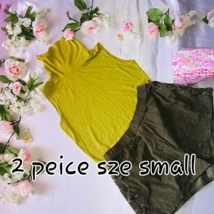 Forever 21 shorts 2 Peice outfit size small